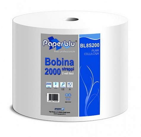 [MCP06062] Bobina 2000 strappi pura cellulosa 2v