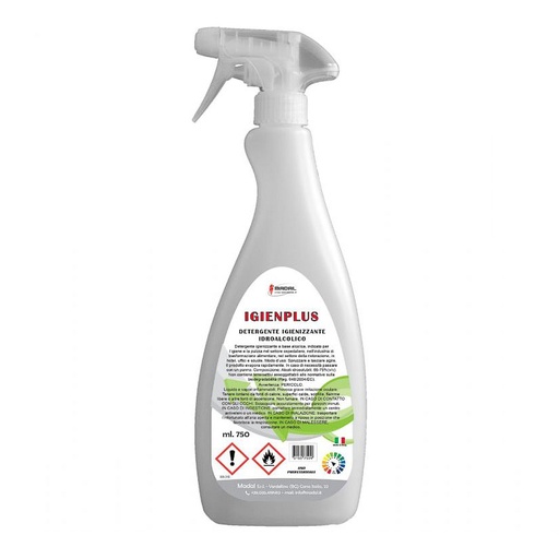 [DET05057] Detergente igienizzante per superfici alcolico Igienplus 750 ml c/spruzzino