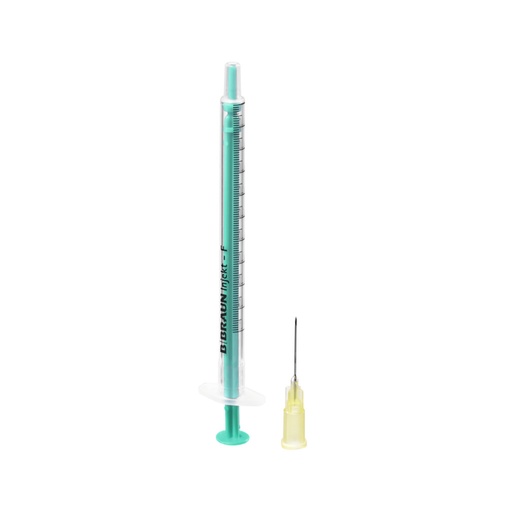 [9166033V] INJEKT-F DUO 1ml - LUER Centrale - Ago 25Gx16mm