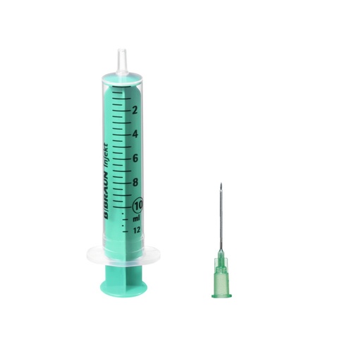[4645103V] INJEKT DUO 10ml - LUER Eccentrico - Ago 21Gx40mm