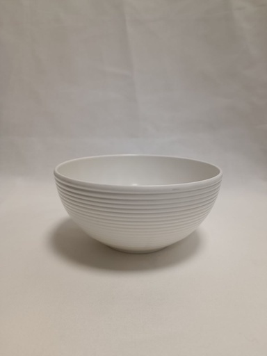 [MCP08014] Insalatiera in melamina bianca diametro 17 cm
