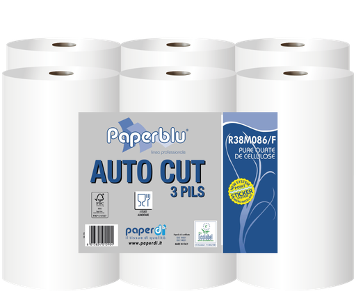 [MCP01048] Rotolo asciugamano 86 metri senza pretaglio 3 veli
