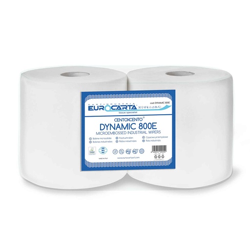 [MCP01061] Bobina 100% cellulosa 800 strappi 200 metri Ecolabel