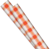 [MCP03005] Tovaglia idro politenata decorata scozzese rossa 1 x 1 mt cartene sopra
