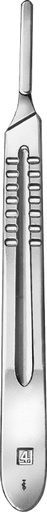 [BB-BB084R] MANICO BISTURI #4, 133MM