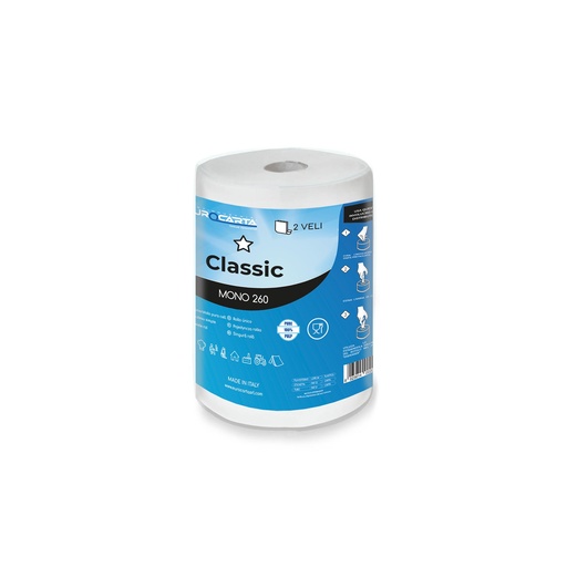 [MCP01060] Rotolo asciugamano maxi 60 metri pura cellulosa 2 veli
