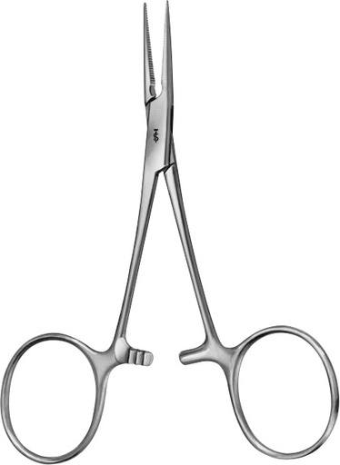 [BB-BH104R] PINZA EMOSTATICA HARTMANN MOSQUITO RETTA 100MM