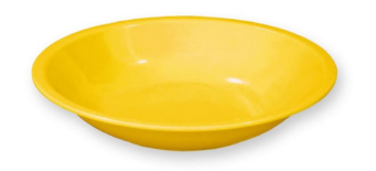 [MCP08176] Piatto fondo melamina giallo diametro 21 cm
