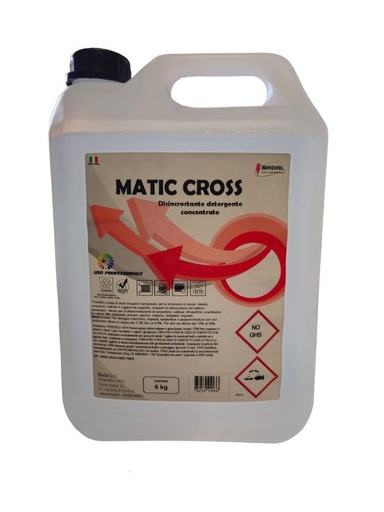 [DET01018] Disincrostante Matic Cross (tanica 6 kg)