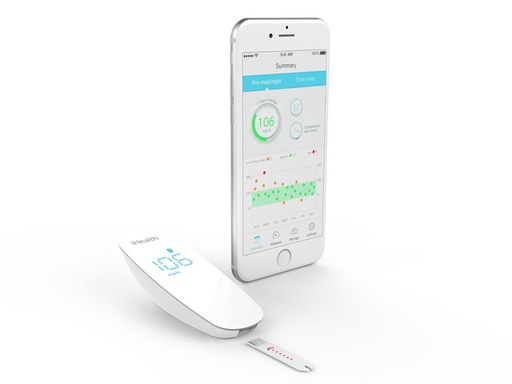 [23510] KIT GLUCOMETRO iHEALTH BG5 - con strisce