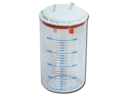 [GM-28179] VASO 4 LITRI con coperchio - autoclavabile a 121°C