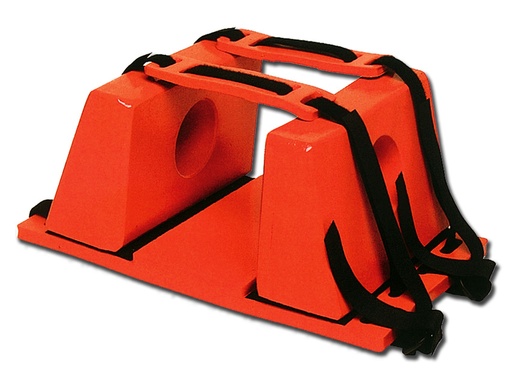 [GM-28210] FERMA TESTA per barelle - arancione