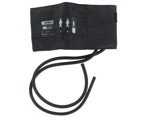 [32839] BRACCIALE PEDIATRICO + POLMONE 2 TUBI 35x11 cm nylon nero