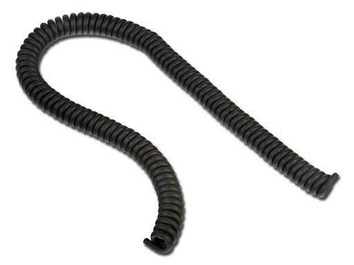 [32865] SPIRALE GOMMA NERA (2,5 metri=42/46 spire)