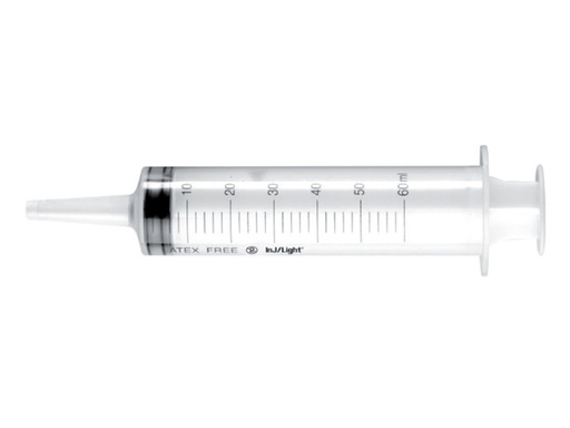 [23820] SIRINGA 3 PEZZI SENZA AGO  60 ml CONO CATETERE