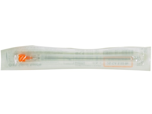 [23711] AGHI BD QUINCKE 25G  0,5x90 mm  arancione