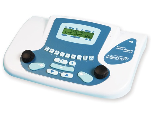 [33624] AUDIOMETRO SIBELSOUND 400AOM con software W50  aerea+ossea+mascheramento