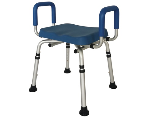 [GM-28672] SGABELLO DA DOCCIA PU con braccioli