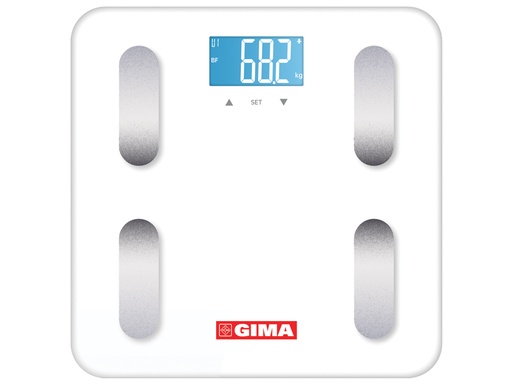 [GM-28786] BILANCIA BODY FAT EQUILIBRA  bianca