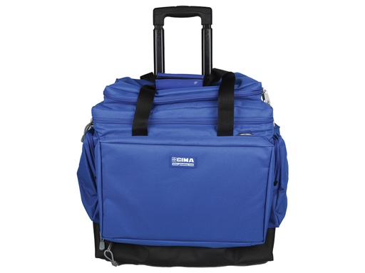 [27141] BORSA SMART CON TROLLEY  media  blu