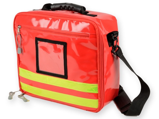 [27163] BORSA CUBO PVC  rossa