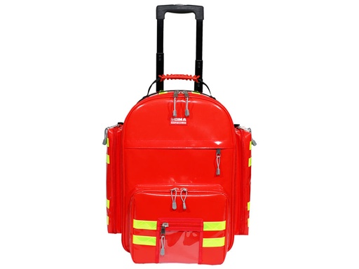 [GM-28898] ZAINO LOGIC 2 PVC CON TROLLEY  rosso