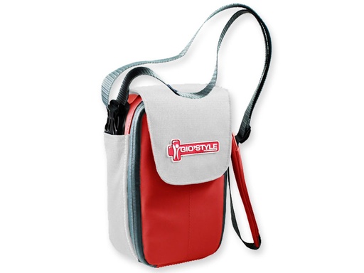 [27207] BORSA MEDI POCKET  rossa/bianca