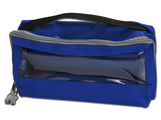 [27189] BORSETTA E3  imbottita con manico  blu