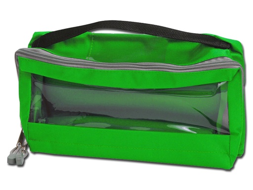 [27191] BORSETTA E3  imbottita con manico  verde