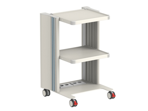 [27883] CARRELLO EASY POWER  2 ripiani 40X36 cm + base