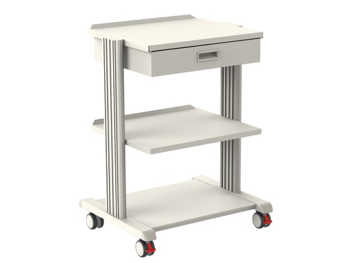 [GM-28940] CARRELLO SMART  2 ripiani 50x42 cm + base + cassetto