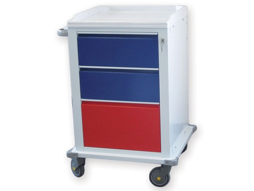 [GM-29001] CARRELLO MODULARE verniciato  2+1 cassetti