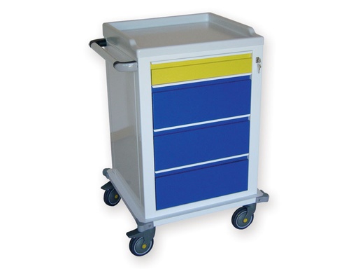 [GM-29003] CARRELLO MODULARE verniciato  1+3 cassetti