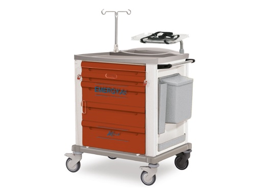 [45694] CARRELLO EMERGENZA VERNICIATO  standard
