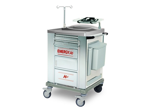 [45695] CARRELLO EMERGENZA INOX  small