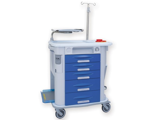 [GM-29079] CARRELLO AURION EMERGENZA  blu