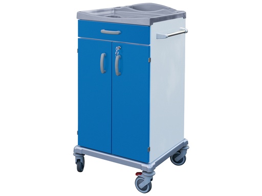 [GM-29080] CARRELLO BIANCHERIA PULITA 2 ANTE+CASSETTO  piccolo