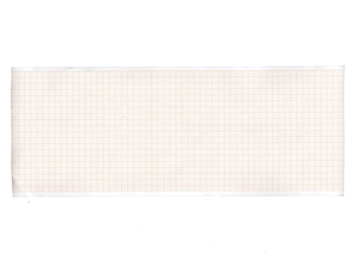 [GM-29225] Carta termica ECG 108x23 mmxm  rotolo griglia arancio