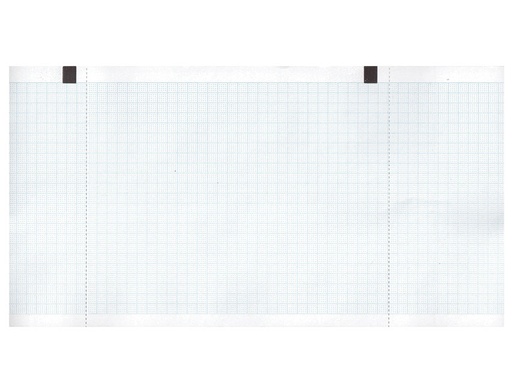 [GM-29226] Carta termica ECG 130x27 mmxm  rotolo griglia blu