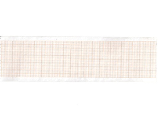 [33025] Carta termica ECG 63x30 mmxm  rotolo griglia arancio