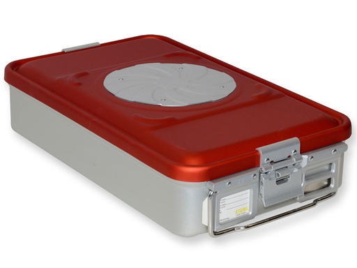 [GM-29296] CONTAINER CON VALVOLA medio h100 mm  rosso