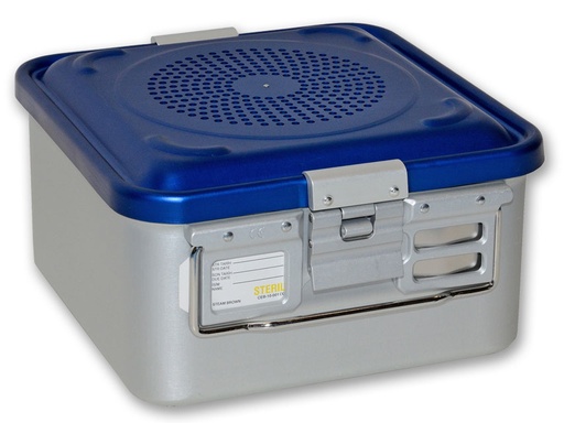 [GM-29297] CONTAINER CON FILTRO piccolo h150 mm  blu forato