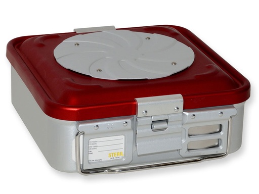 [GM-29309] CONTAINER CON VALVOLA piccolo h100 mm  rosso