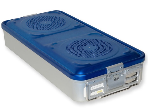 [GM-29353] CONTAINER CON FILTRO grande h100 mm  blu forato