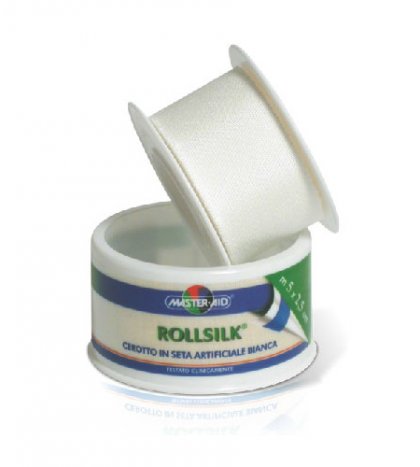 [DMM01028] Cerotto adesivo in acetato-seta bianco 9,14x2,5cm Roll Silk