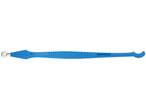 [GM-29399] CURETTE DERMATOLOGICHE GIMA CON RASCHIETTO diametro 7 mm