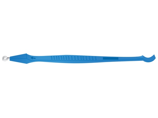[GM-29402] CURETTE DERMATOLOGICHE GIMA CON RASCHIETTO diametro 5 mm