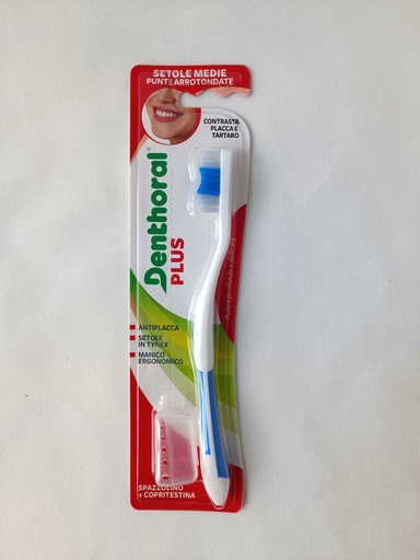 [IGP04057] Spazzolino dentale plus con copritestina setole medie