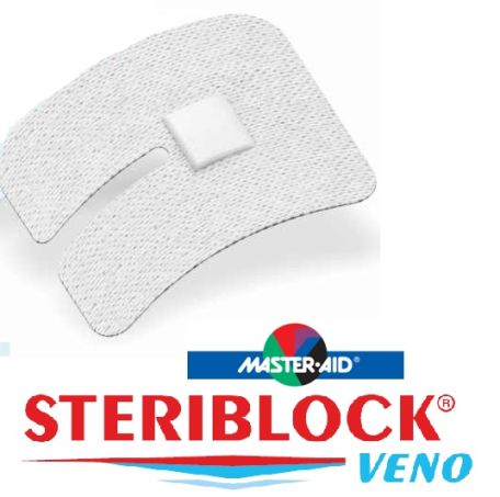 [DMM01099] Cerotto fermacannule Steriblock-veno con tampone 80x60mm