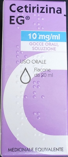 [SDF01031] Cetirizina gocce 10mg